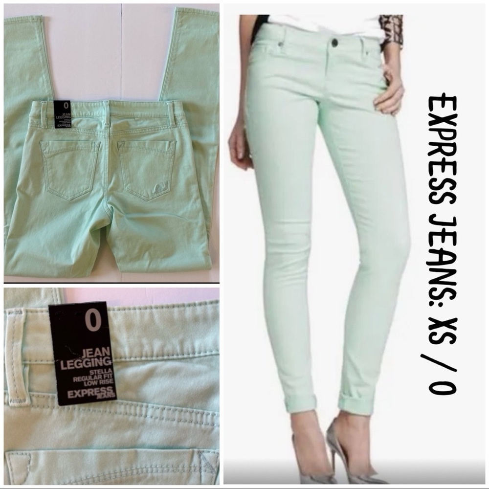Express Jean Legging Stella Reg Low Rise: XS / 0